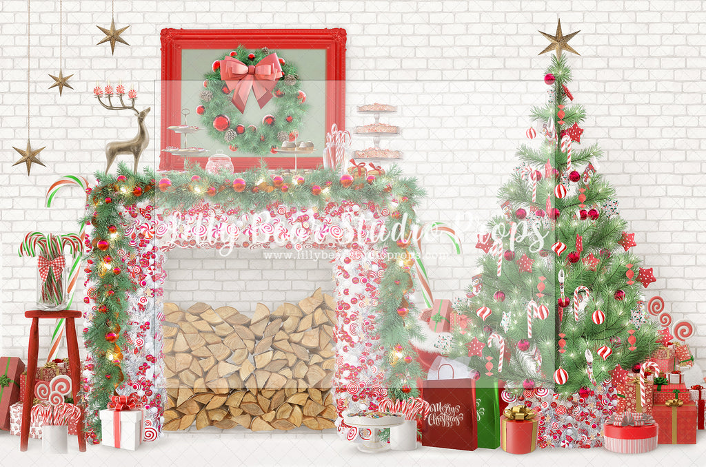 It's A Candy Christmas - Lilly Bear Studio Props, christmas, Cozy, Decorated, Festive, Giving, Holiday, Holy, Hopeful, Joyful, Merry, Peaceful, Peacful, Red & Green, Seasonal, Winter, Xmas, Yuletide