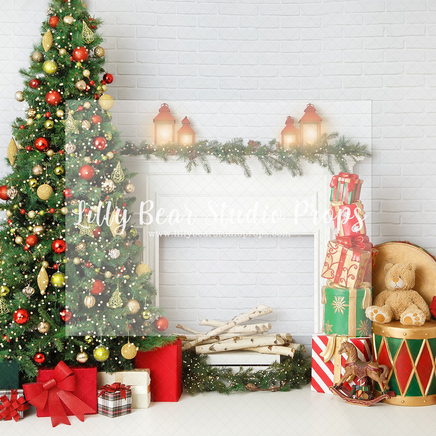 It's Christmas Darling - Lilly Bear Studio Props, christmas, Cozy, Decorated, Festive, Giving, Holiday, Holy, Hopeful, Joyful, Merry, Peaceful, Peacful, Red & Green, Seasonal, Winter, Xmas, Yuletide