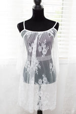 White Lace Dress - Off Shoulder by Lilly Bear Studio Props sold by Lilly Bear Studio Props, dress - lace dress - lace m