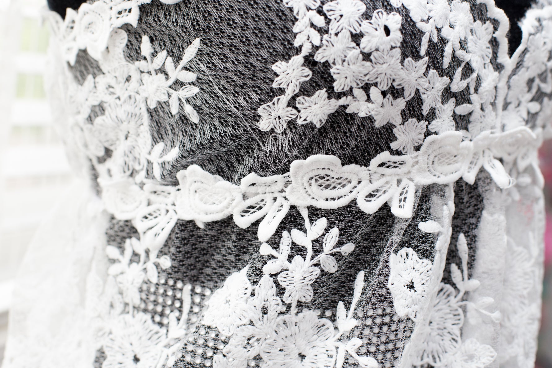 White Lace Dress - Lace Straps by Lilly Bear Studio Props sold by Lilly Bear Studio Props, black dress - dress - lace d