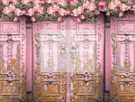 GATES OF SPRING - Lilly Bear Studio Props, arrow heart, arrows, balloons, clear balloons, cupids arrow, door, door wall, doors, doorway, FABRICS, girl, girl balloons, gold balloons, heart, hearts and arrows, love balloon, pink clouds, pink doors, valentine, valentine bed, valentine doors, valentine letter, valentine's card, valentines, valentines day