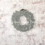 Jackeline's Wreath - Lilly Bear Studio Props, christmas, Cozy, Decorated, Festive, Giving, Holiday, Holy, Hopeful, Joyful, Merry, Peaceful, Peacful, Red & Green, Seasonal, Winter, Xmas, Yuletide