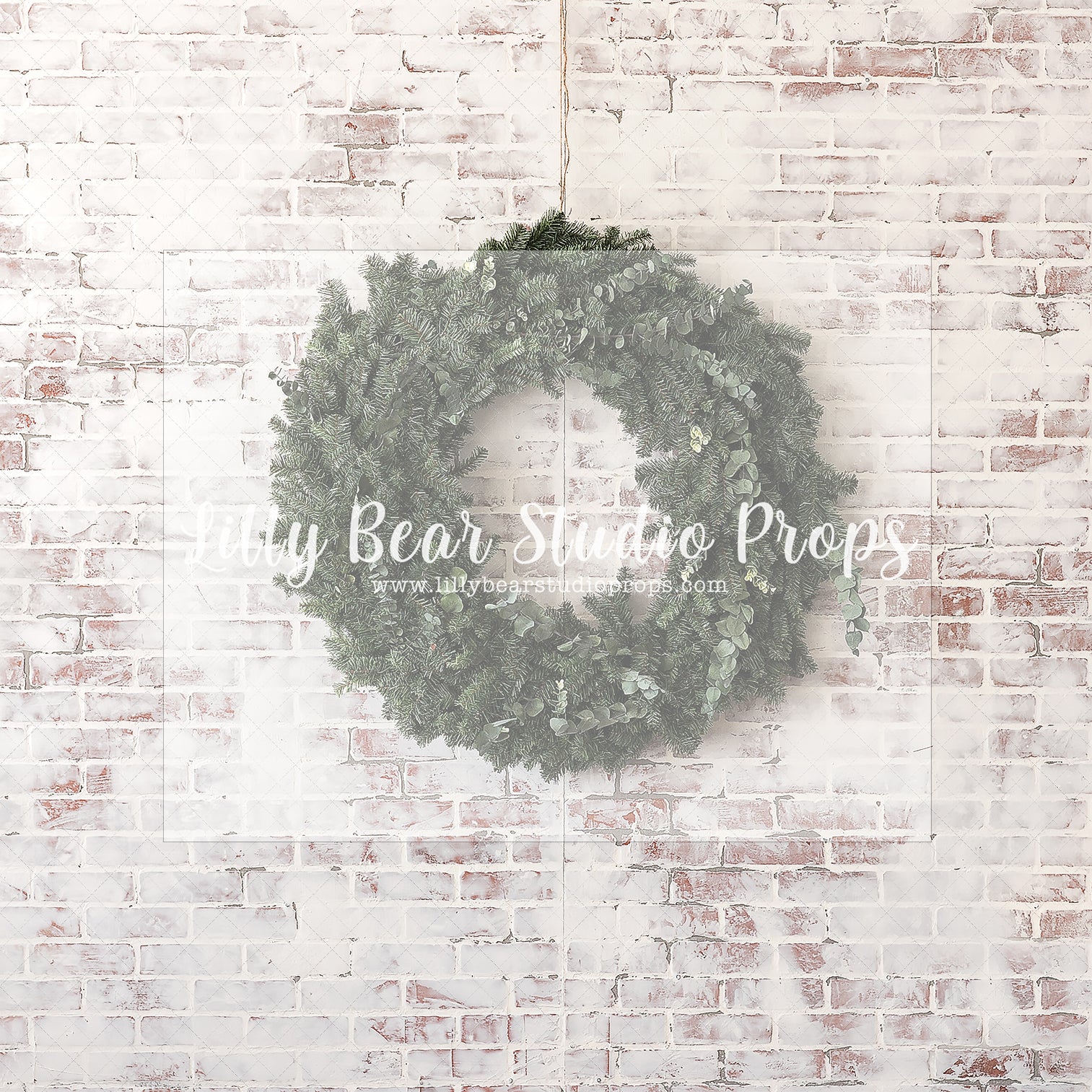 Jackeline's Wreath - Lilly Bear Studio Props, christmas, Cozy, Decorated, Festive, Giving, Holiday, Holy, Hopeful, Joyful, Merry, Peaceful, Peacful, Red & Green, Seasonal, Winter, Xmas, Yuletide