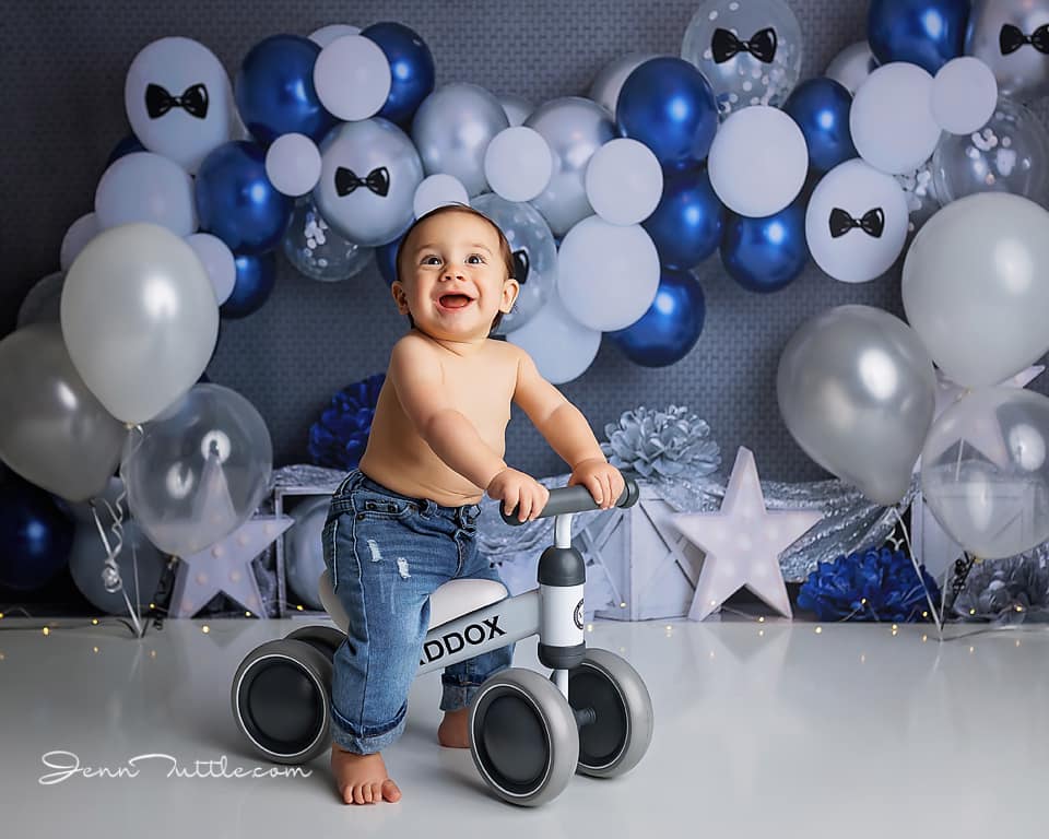 A Gentlemans Party - Lilly Bear Studio Props, baby boss, boss, boss baby, bow tie, grey and blue, mister, mister one, mr.heartbreaker, mr.onederful, navy blue, one-derful, silver, silver and blue, stars