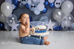 A Gentlemans Party - Lilly Bear Studio Props, baby boss, boss, boss baby, bow tie, grey and blue, mister, mister one, mr.heartbreaker, mr.onederful, navy blue, one-derful, silver, silver and blue, stars