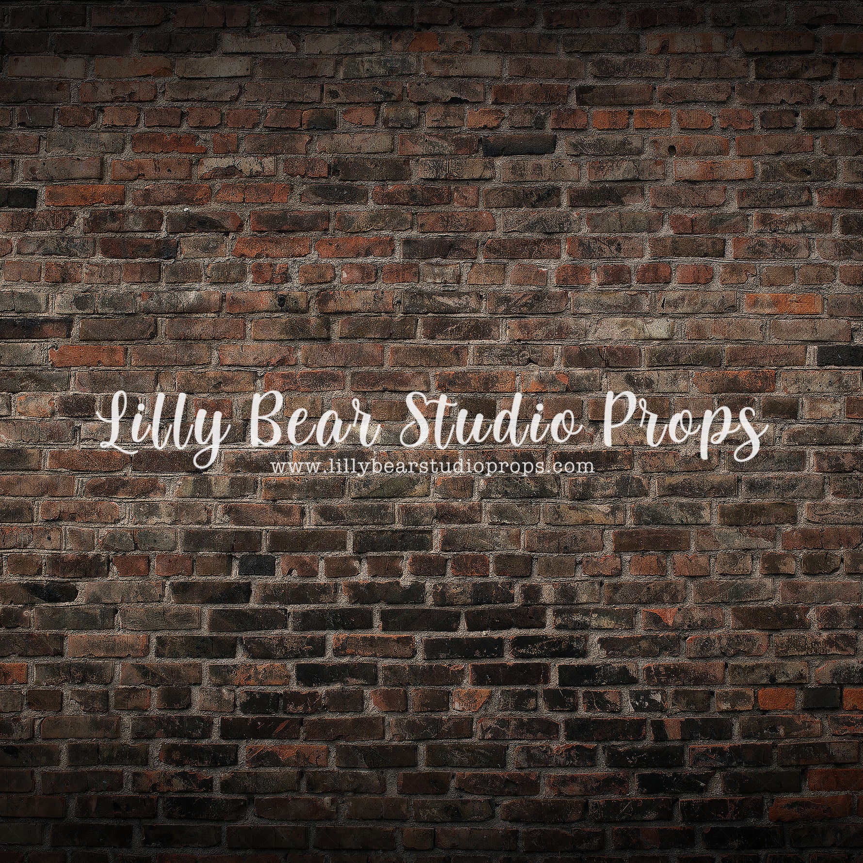 Jericho Brick by Lilly Bear Studio Props sold by Lilly Bear Studio Props, backdrop - black brick - cream brick - distre