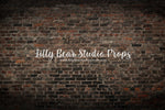 Jericho Brick by Lilly Bear Studio Props sold by Lilly Bear Studio Props, backdrop - black brick - cream brick - distre