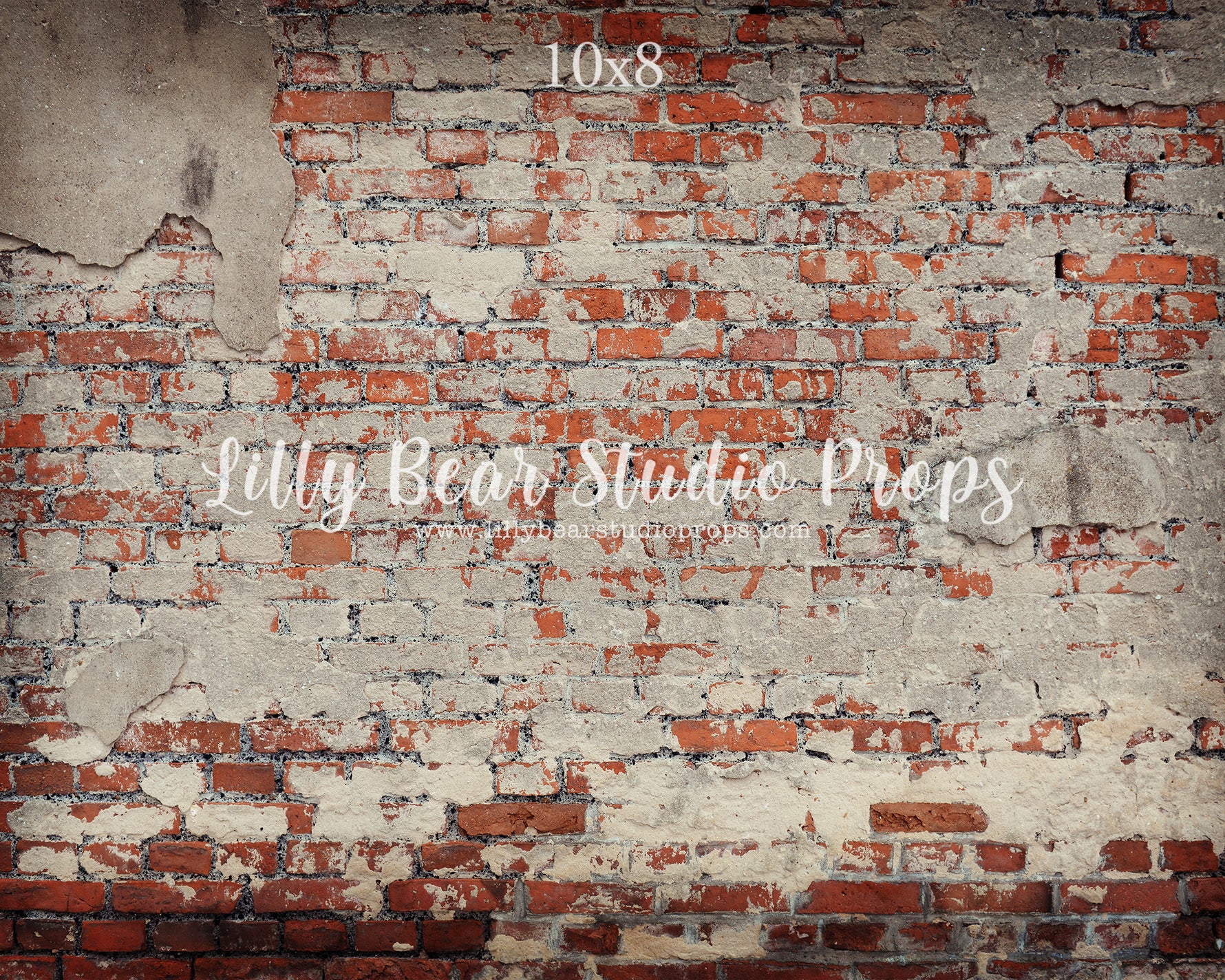 Jersey Brick Wall by Lilly Bear Studio Props sold by Lilly Bear Studio Props, brick - Brick Wall - cracked brick wall