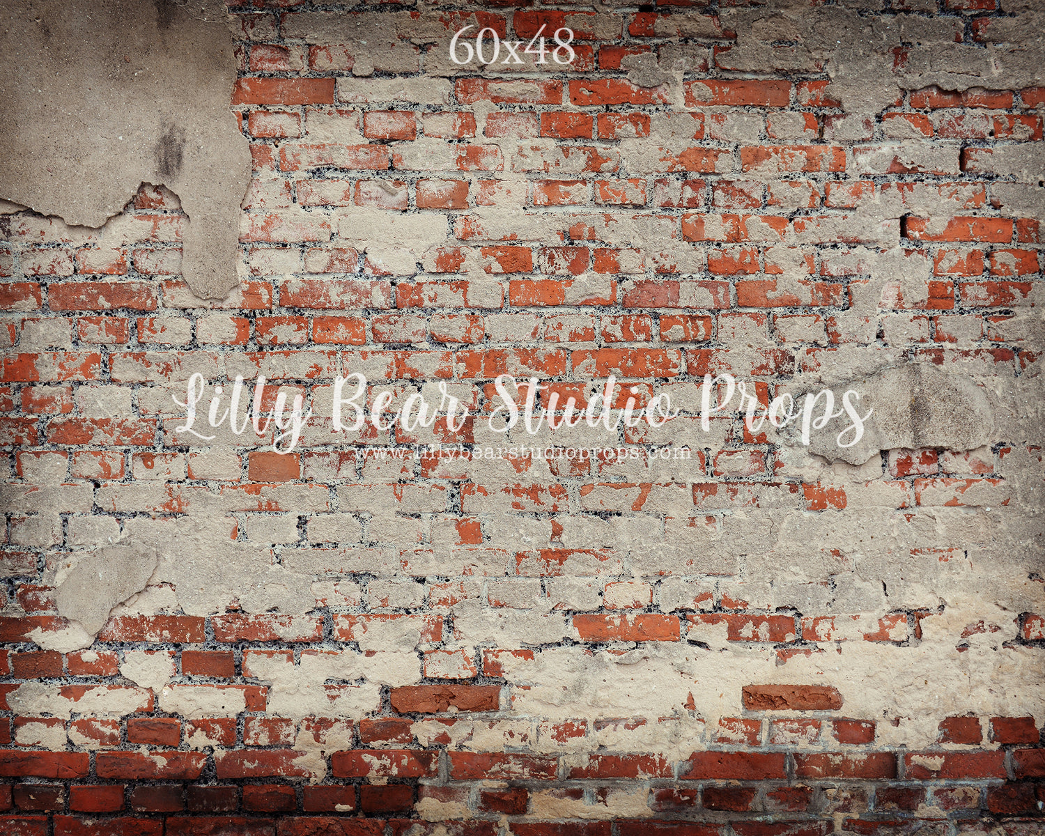 Jersey Brick Wall by Lilly Bear Studio Props sold by Lilly Bear Studio Props, brick - Brick Wall - cracked brick wall