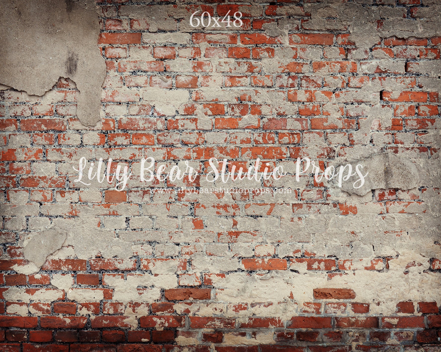 Jersey Brick Wall by Lilly Bear Studio Props sold by Lilly Bear Studio Props, brick - Brick Wall - cracked brick wall