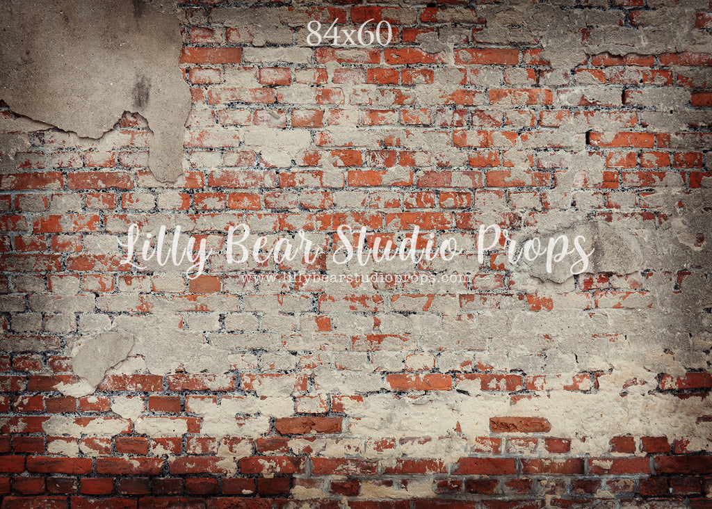 Jersey Brick LB Pro Floor by Lilly Bear Studio Props sold by Lilly Bear Studio Props, brick - distressed - distressed b