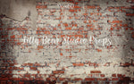 Jersey Brick Wall by Lilly Bear Studio Props sold by Lilly Bear Studio Props, brick - Brick Wall - cracked brick wall