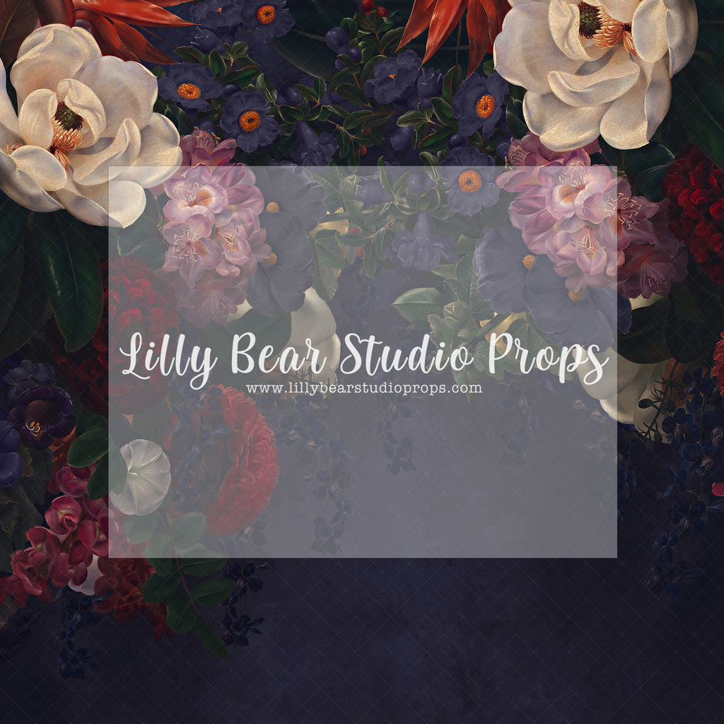 Jewel Floral - Lilly Bear Studio Props, fine art, floral, girls, hand painted