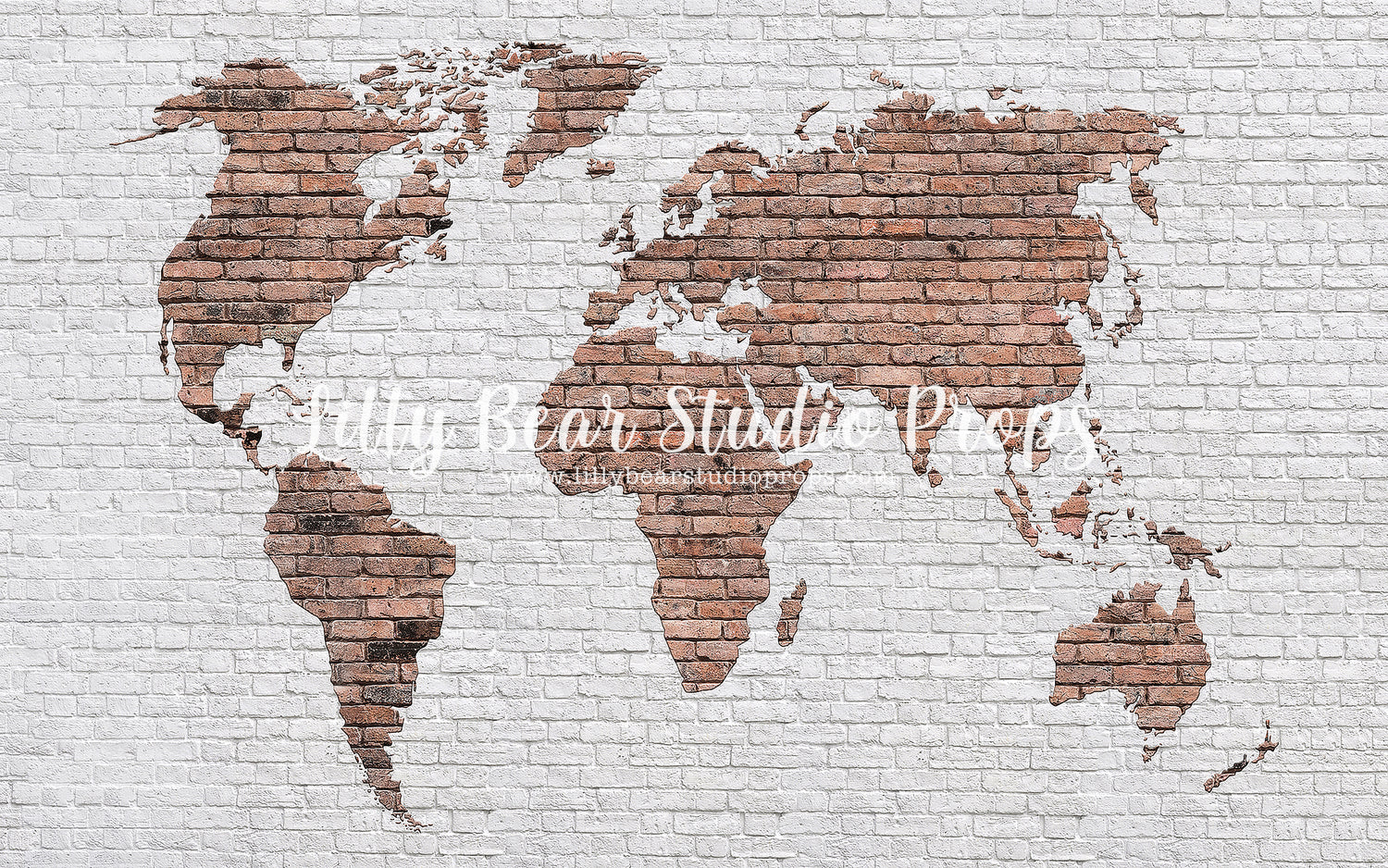Journey Brick by Lilly Bear Studio Props sold by Lilly Bear Studio Props, backdrop - black brick - cream brick - distre