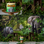 Jumanji - Lilly Bear Studio Props, animals, baby jungle, dessert island, elephant, hippo, into the jungle, island, island jungle, jumanji, jungle, jungle animals, jungle island, jungle leaves, jungle stripes, safari, snake, tiger, welcome to the jungle