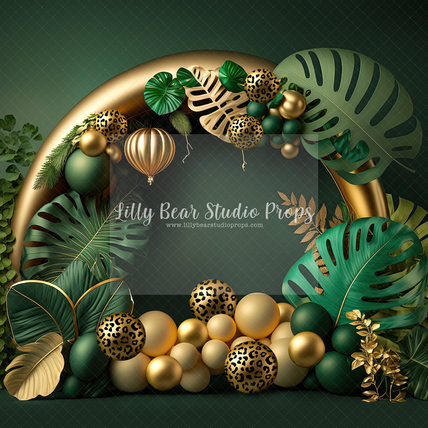 Jungle Leopard Balloons - Sweep Option
