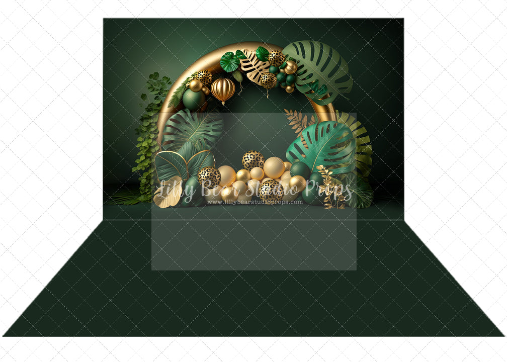 Jungle Leopard Balloons & Jungle Solid Combo