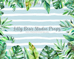 Jungle Stripes by Lilly Bear Studio Props sold by Lilly Bear Studio Props, blue - blue stripes - FABRICS - jungle - jun