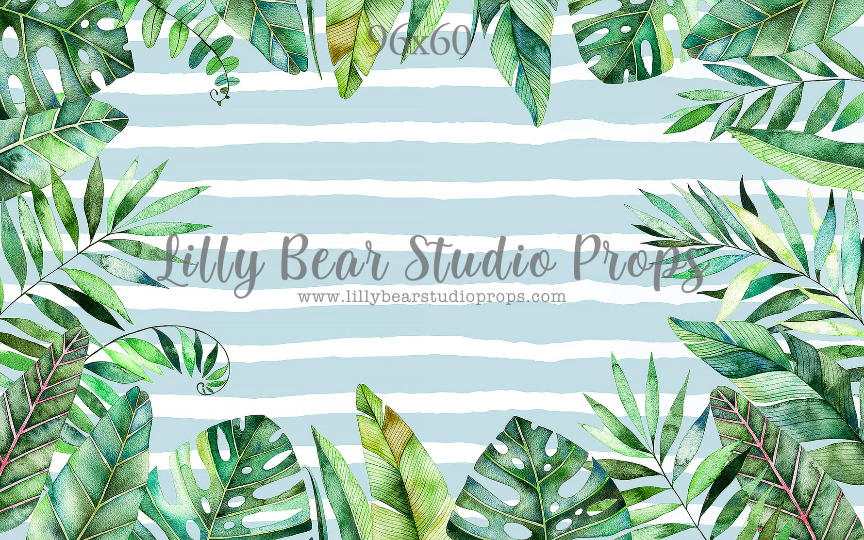 Jungle Stripes by Lilly Bear Studio Props sold by Lilly Bear Studio Props, blue - blue stripes - FABRICS - jungle - jun