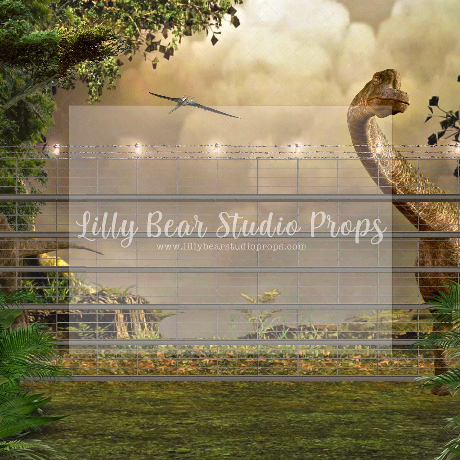 Jurassic Fence - Lilly Bear Studio Props, baby jungle, dino, dino eggs, dino forest, dino one, Dino-roars, dinos, dinosaur, dinosaurs, Fabric, FABRICS, flame torches, floral rainbow, garden wall, into the jungle, jungle, jungle animals, jungle book, jungle dino, jungle leaves, jungle one, jungle palms, jungle party, jungle safari party, jungle vines, jungle wall, jurassic, Jurassic park, lanterns, little dino, one-derland, onederland, rainforest jungle, torches, welcome to the jungle, wild dino, wild jungle