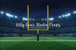 Kickoff Line - Lilly Bear Studio Props, boy sports, football, football field, kick ball, sport birthday, sport field, sports, sports field, sports game, sports party, sports team, sports theme, super bowl, Wrinkle Free Fabric