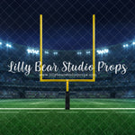 Kickoff Line - Lilly Bear Studio Props, boy sports, football, football field, kick ball, sport birthday, sport field, sports, sports field, sports game, sports party, sports team, sports theme, super bowl, Wrinkle Free Fabric