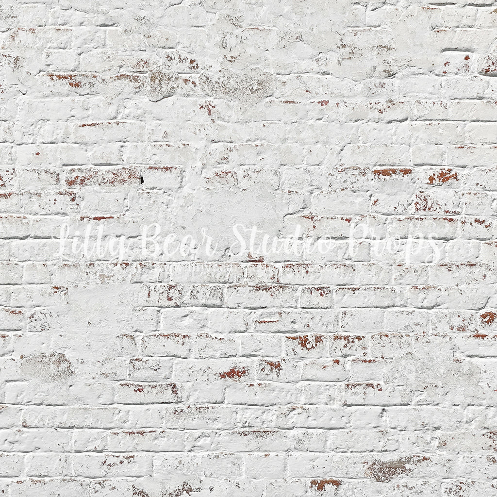 L.A. Brick Wall by Lilly Bear Studio Props sold by Lilly Bear Studio Props, brick - distressed - FABRICS - L.A - wall