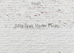 L.A. White Wash Brick Wall by Lilly Bear Studio Props sold by Lilly Bear Studio Props, distressed - distressed brick
