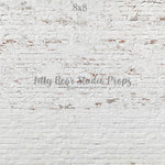 L.A. White Wash Brick Wall by Lilly Bear Studio Props sold by Lilly Bear Studio Props, distressed - distressed brick