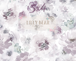 Lavender Mist by Lilly Bear Studio Props sold by Lilly Bear Studio Props, abstract - FABRICS - floral - flowers - hand