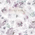 Lavender Mist by Lilly Bear Studio Props sold by Lilly Bear Studio Props, abstract - FABRICS - floral - flowers - hand