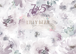 Lavender Mist by Lilly Bear Studio Props sold by Lilly Bear Studio Props, abstract - FABRICS - floral - flowers - hand