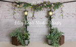 Lavender Archway by Daniella Photography sold by Lilly Bear Studio Props, boys - brick - Brick Wall - cake smash - dist