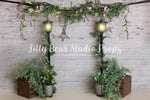 Lavender Archway by Daniella Photography sold by Lilly Bear Studio Props, boys - brick - Brick Wall - cake smash - dist