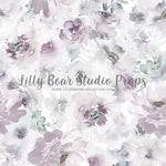 Lavender Mist by Lilly Bear Studio Props sold by Lilly Bear Studio Props, abstract - FABRICS - floral - flowers - hand