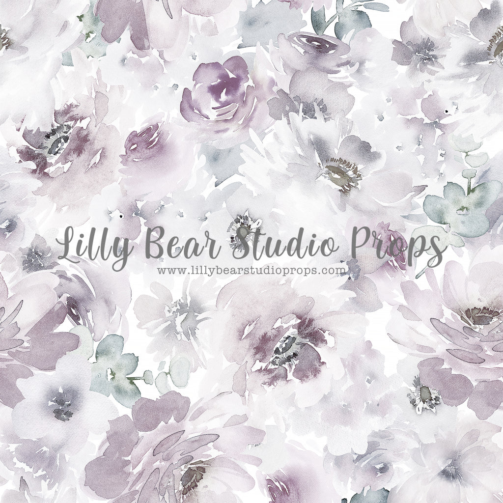 Lavender Mist by Lilly Bear Studio Props sold by Lilly Bear Studio Props, abstract - FABRICS - floral - flowers - hand