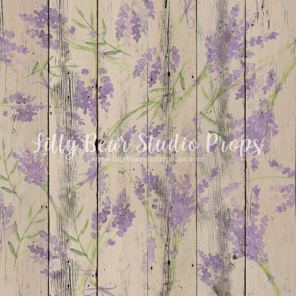 Azure Lavendar Wood Planks Neoprene - Lilly Bear Studio Props, cream wood, cream wood planks, FLOORS, floral, floral floor, floral vines, lavendar, LB Pro, pro floor, pro floordrop, warm wood planks, wood planks