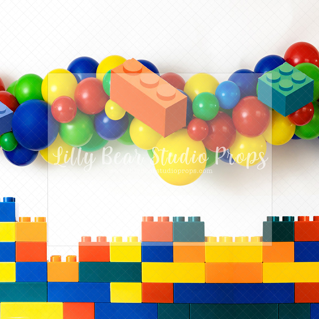 Lego Bricks - Lilly Bear Studio Props, blocks, brick by brick, build them up, building blocks, building lego, FABRICS, kids toys, lego balloon garland, lego birthday, lego garland, toys