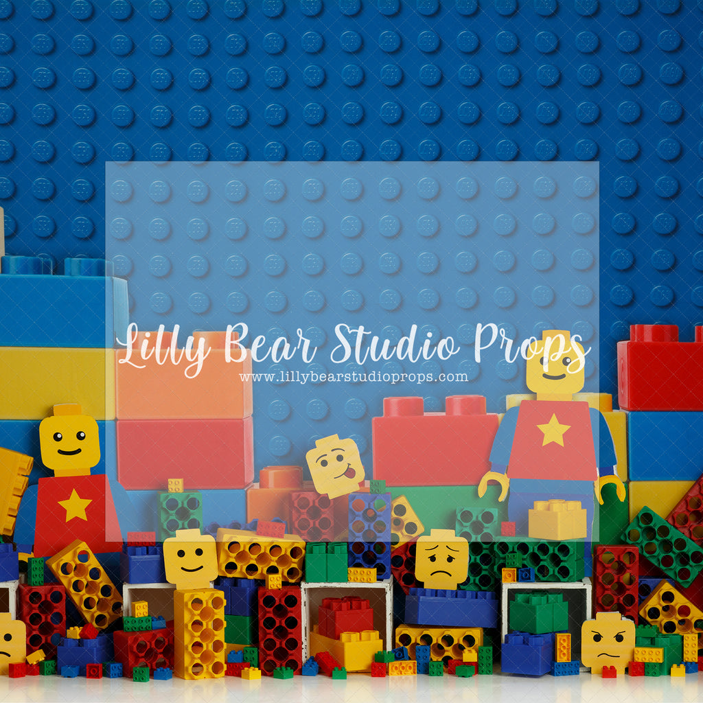Legomen - Lilly Bear Studio Props, blocks, blue, boys, building blocks, cake smash, colorful, colour, Fabric, FABRICS, girl, green, lego, lego birthday, lego blocks, lego wall, wall, Wrinkle Free Fabric