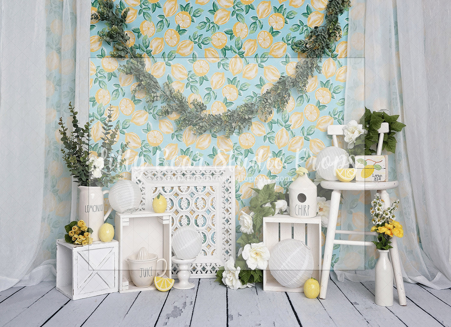 Lemon Vibes by Santana Nicole Photography - Lilly Bear Studio Props, FABRICS, flower field, flowers, fresh flowers, girl, girl flowers, lemon, lemon aid, lemon field, lemon garden, lemon juice, lemon tree, lemon vines, lemonade, lemonade booth, lemonade stand, lemonaid stand, lemonaide, lemondae, lemons, spring flowers, summer flowers, yellow lemonade