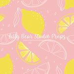Lemon Zest - Lilly Bear Studio Props, FABRICS, fine art texture, floral, floral texture, neutral, pastel yellow, spring, texture, vintage, yellow, yellow floral, yellow texture