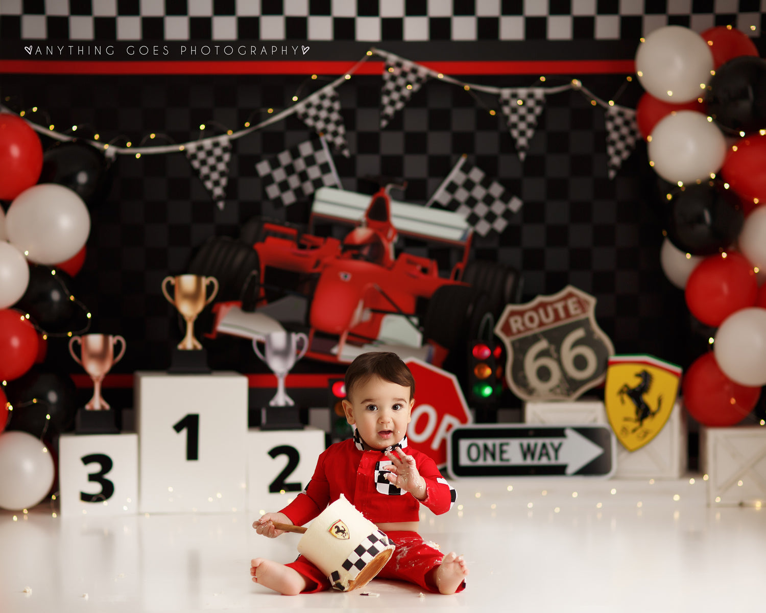 Racing - 84x60" Wrinkle Free Fabric RTS