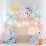 Let's Party - Lilly Bear Studio Props, ballet, balloons, canopy, creamy ice cream, FABRICS, ice cream, ice cream balloons, ice cream cone, Ice cream parlor, ice cream shop, one, pastel balloons, Peonies, pink, pink balloons, pink girl, popsicle, purple balloons