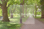 Let's Take a Stroll - Lilly Bear Studio Props, center park, Fabric, FABRICS, flower spring, garden, london, paris, parisian, park, pink tulips, spring, tulip, Wrinkle Free Fabric