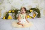 Lemon Fresh - Lilly Bear Studio Props, FABRICS, fine art texture, floral, floral texture, neutral, pastel yellow, spring, texture, vintage, yellow, yellow floral, yellow texture