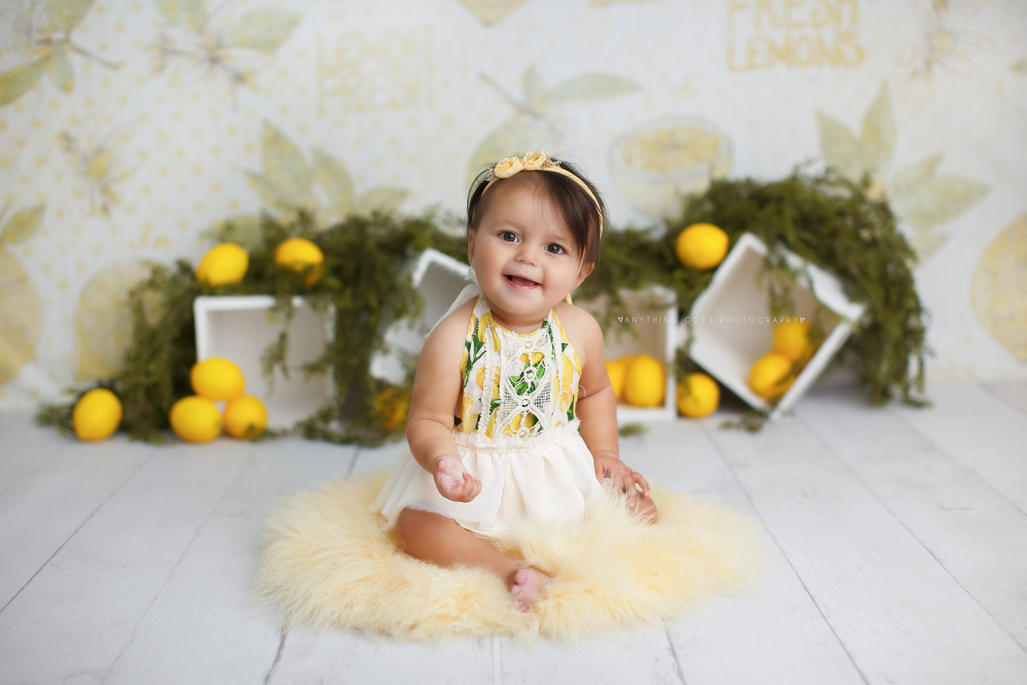 Lemon Fresh - Lilly Bear Studio Props, FABRICS, fine art texture, floral, floral texture, neutral, pastel yellow, spring, texture, vintage, yellow, yellow floral, yellow texture