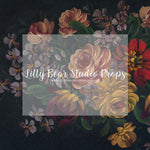Liana Floral - Lilly Bear Studio Props, fine art, floral, girls, hand painted