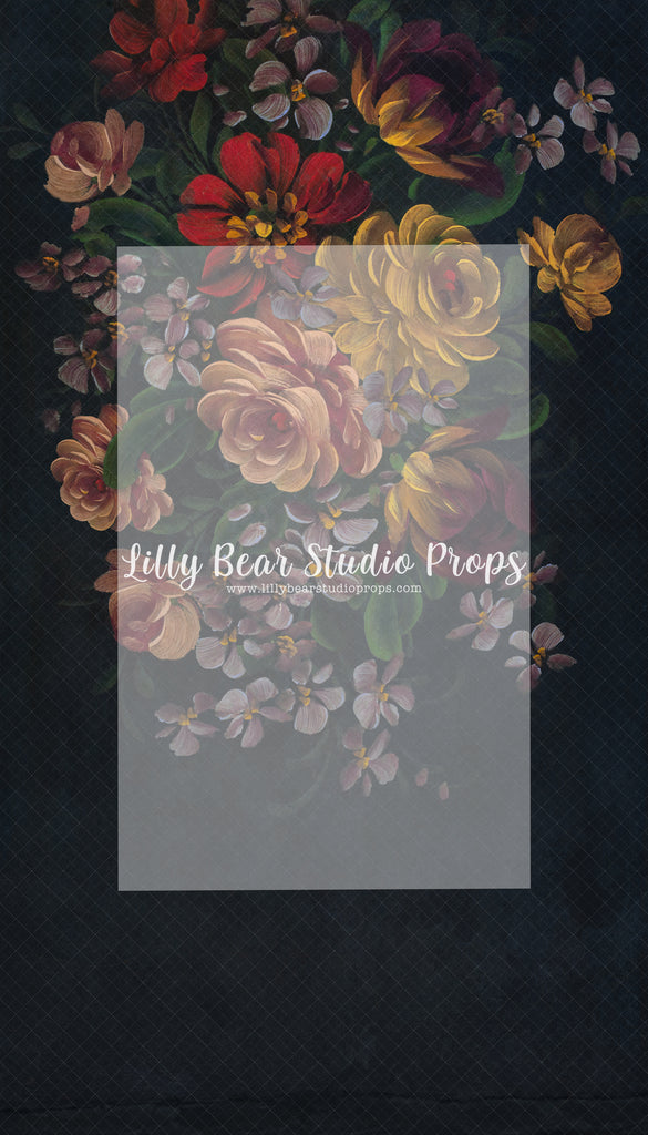 Liana Floral - Lilly Bear Studio Props, fine art, floral, girls, hand painted