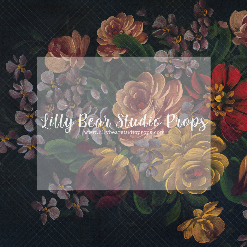 Liana Floral - Lilly Bear Studio Props, fine art, floral, girls, hand painted