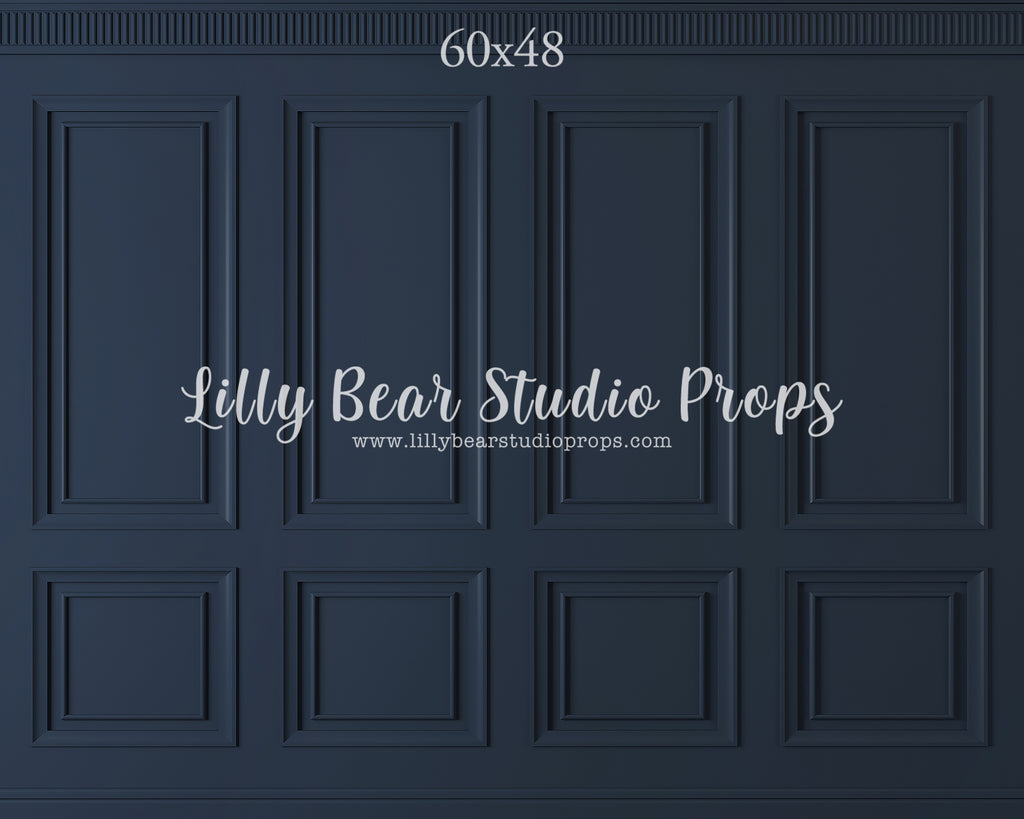 Library Wall by Lilly Bear Studio Props sold by Lilly Bear Studio Props, black vintage wall - black wainscotting - blac